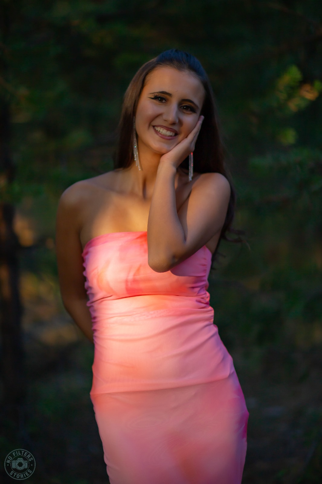 Artistic sun drenched portrait photography Georgiana No Filters Stories